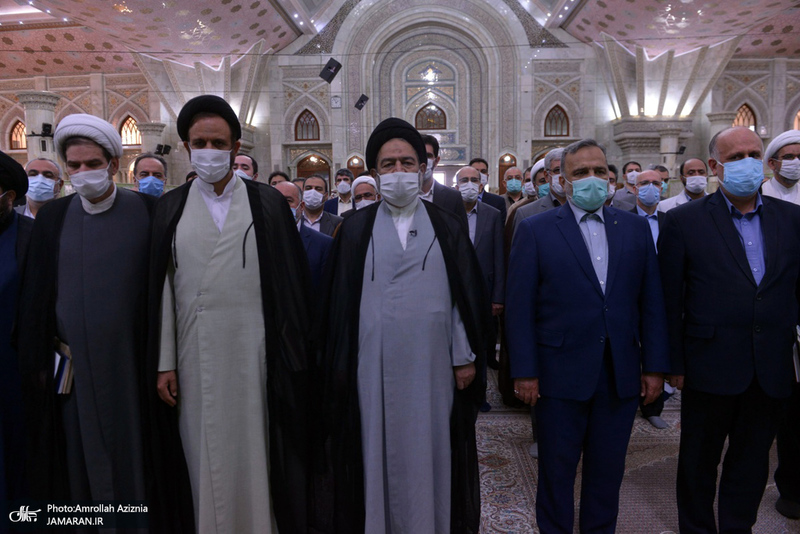 تجدید میثاق مسئولان و کارکنان سازمان حج و زیارت و بعثه مقام معظم رهبری با آرمان‌های حضرت امام(س)