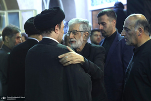 مراسم بزرگداشت همسر آیت الله موسوی بجنوردی (ره) در حسینیه شماره یک جماران-2