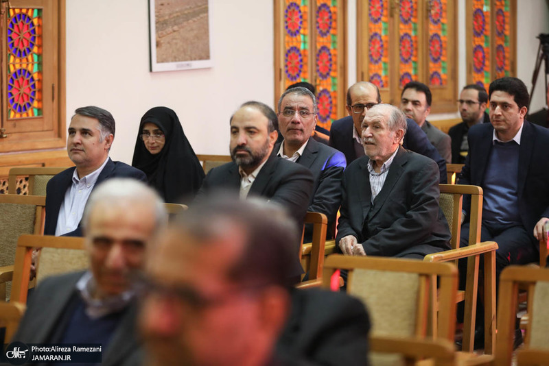 مراسم تودیع و معارفه رییس بنیاد ایرانشناسی با حضور عارف