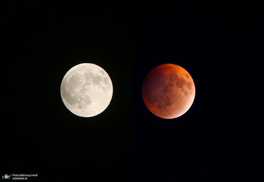 ماه‌گرفتگی کامل یا همان «ماه خونین» امشب آسمان تهران 