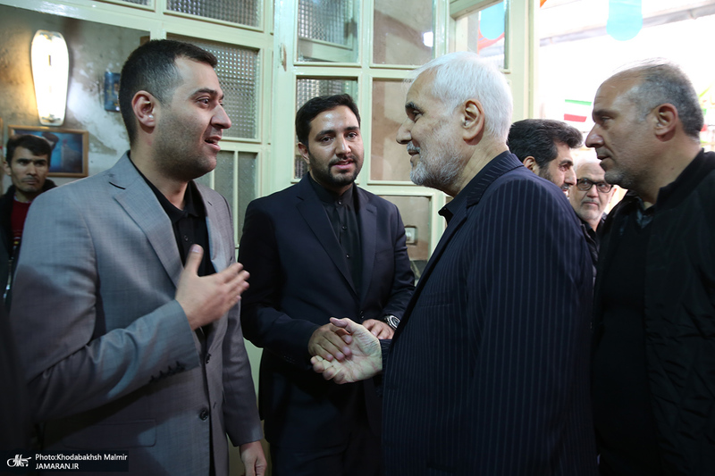 مراسم تشییع مرحوم حسن غفوری فرد از حسینیه جماران