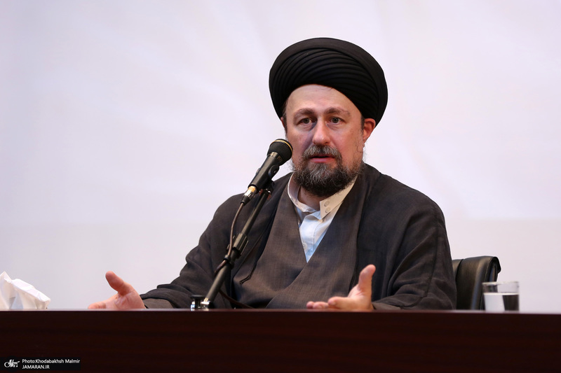 دیدار مسئولین هیت های مذهبی اتباع استان تهران با سید حسن خمینی