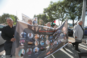 تشییع نمادین خبرنگاران شهید غزه در رام الله