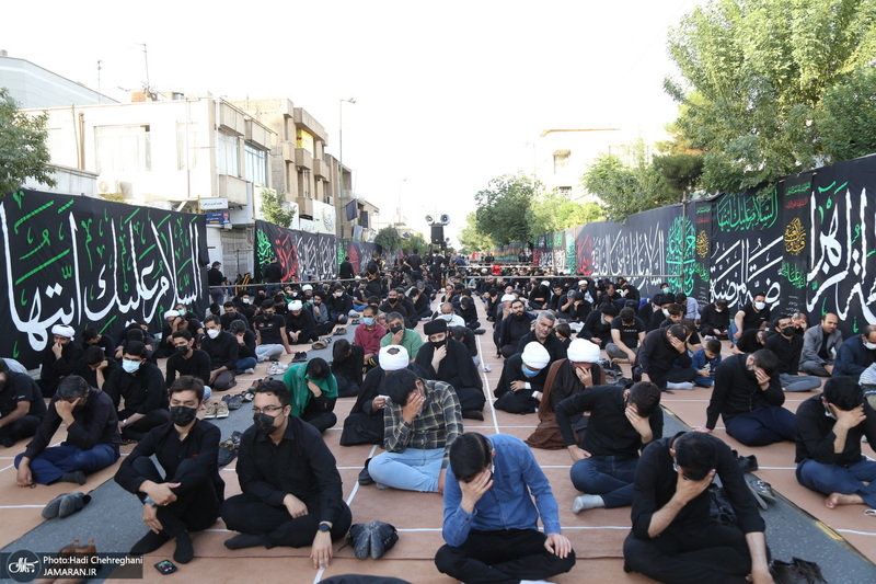 مراسم عزاداری شهادت حضرت امام علی(ع) با حضور آیت الله العظمی وحید خراسانی