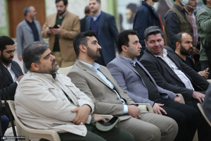 تجدید میثاق رئیس و جمعی از مدیران سازمان صداوسیما با آرمان‌های امام خمینی(س)-2