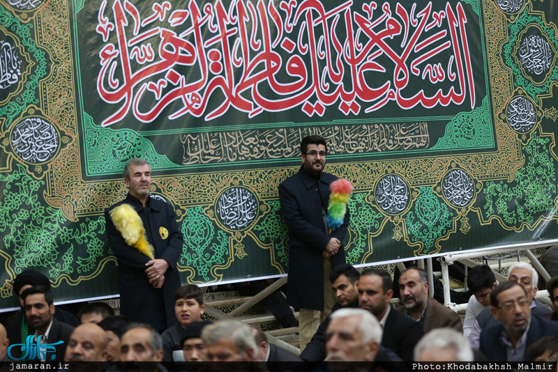 مراسم عزاداری شب شهادت حضرت زهرا(س) در حرم امام خمینی (س)