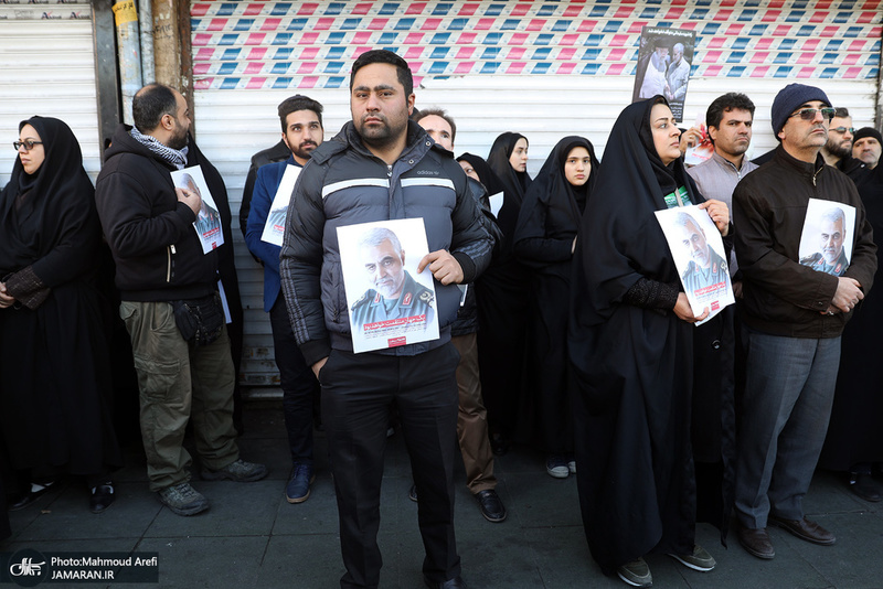 حضور میلیون ها تهرانی در تشییع پیکر مطهر سردار قاسم سلیمانی -1