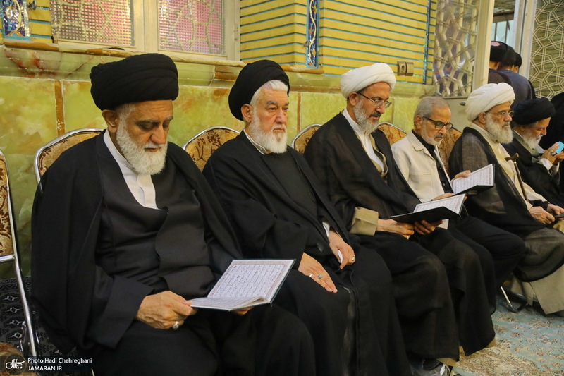 مراسم بزرگداشت همسر مرحوم آیت الله سید حسن طاهری خرم آبادی 