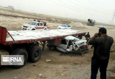 حادثه رانندگی در جاده اهواز - شوش یک کشته برجا گذاشت