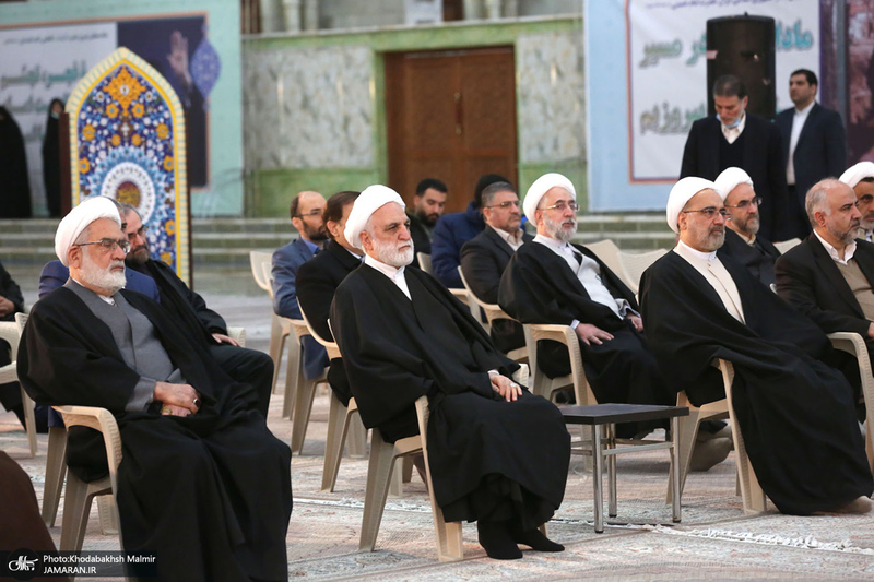 تجدید میثاق رئیس قوه قضائیه و مسئولان عالی قضایی با آرمان‌های حضرت امام خمینی (س)