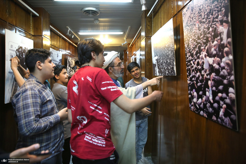 بازدید جمعی از جوانان هیئت ابناءالامام مسجد سید اصفهان