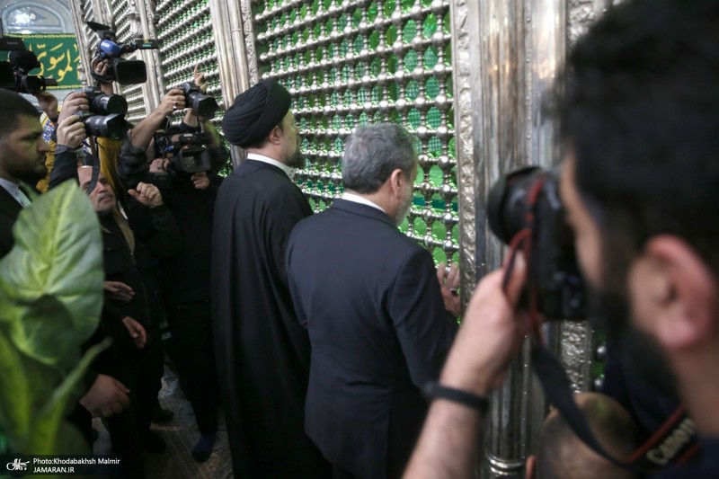 مراسم تجدیدمیثاق وزیر و معاونان وزارت امور خارجه با آرمان‌های امام خمینی