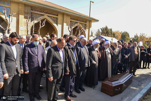 مراسم تشییع و خاکسپاری صلاح زواوی سفیر سابق فلسطین در تهران