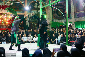 مراسم روز تاسوعاى حسينی در تکیه بزرگ تجریش