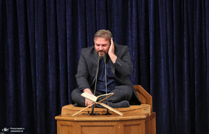 اولین شب مراسم عزاداری حضرت فاطمه‌ زهرا (س) در حسینیه امام خمینی