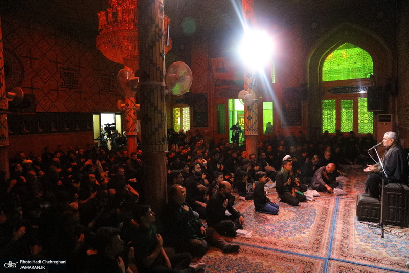 احیای شب بیست و یکم ماه مبارک رمضان در تکیه حاج سید حسن قم