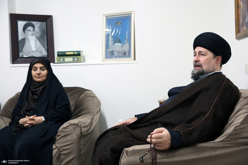 دیدار وزیر راه و شهر سازی با سید حسن خمینی