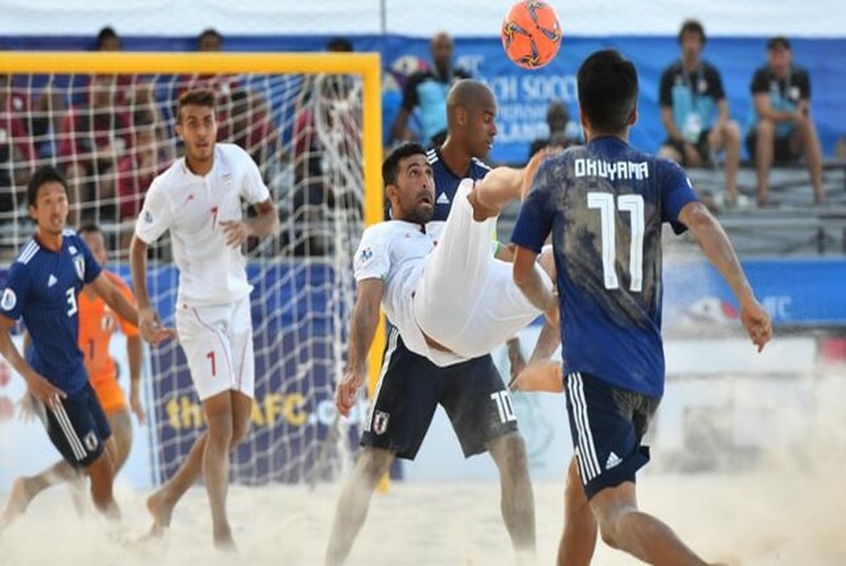 تیم‌ ملی فوتبال ساحلی در رده پنجم جهان و اول آسیا ایستاد