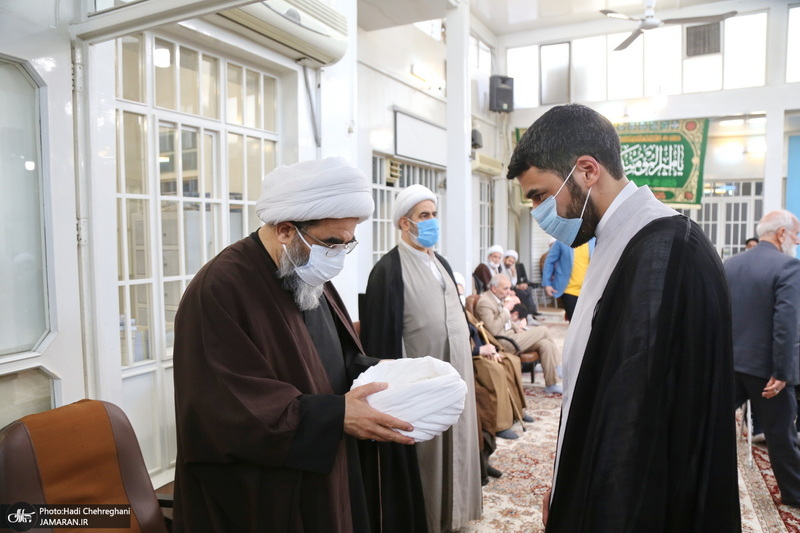 مراسم عمامه گذاری و جشن ولادت امیرالمومنین (ع) در بیوت مراجع و علماء‎‎