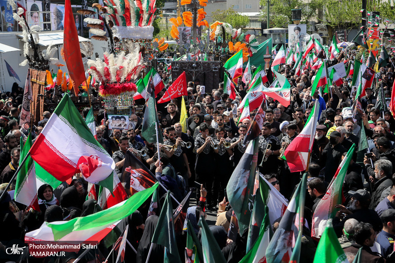 مراسم چهلمین روز شهادت رهبر شهید انقلاب -3