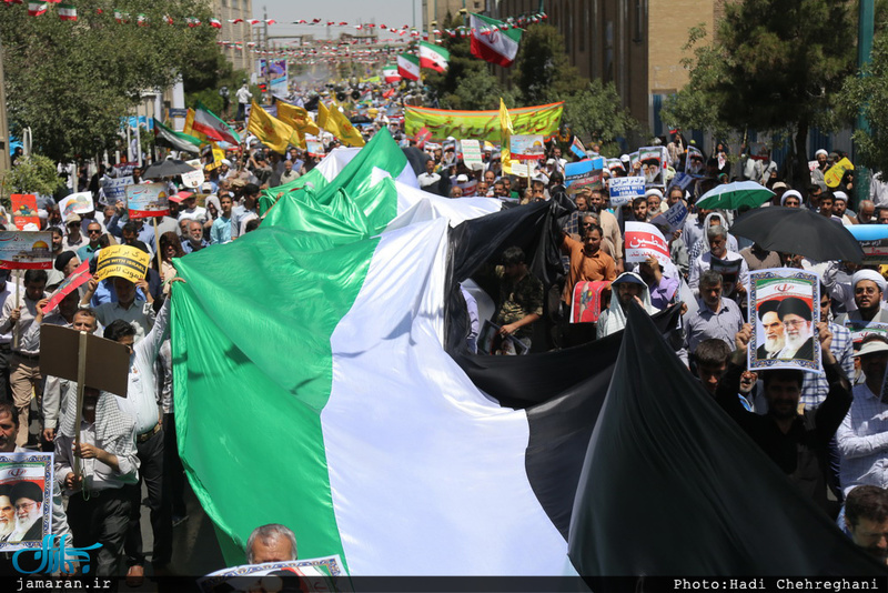 راهپیمایی باشکوه روز جهانی قدس در قم 