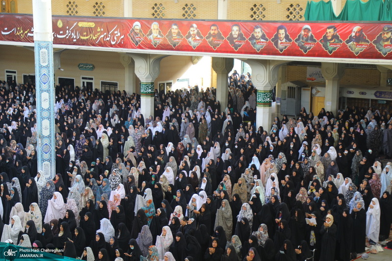 نماز عید سعید فطر در حرم مطهر حضرت معضومه (س)