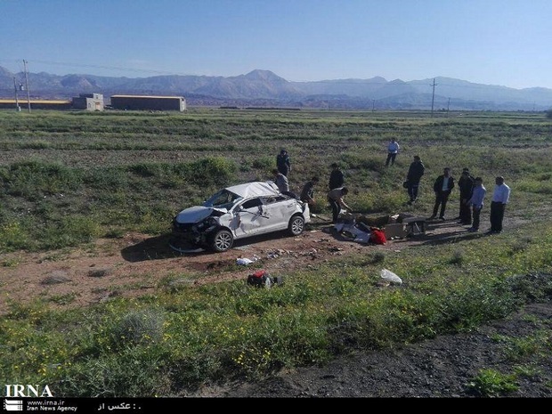 سوانح رانندگی در سبزوار هشت مجروح بر جای گذاشت