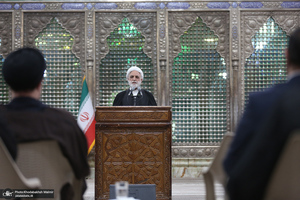 تجدید میثاق رئیس قوه قضاییه و جمعی از اعضای دستگاه قضا با آرمان های حضرت امام خمینی (س)-2