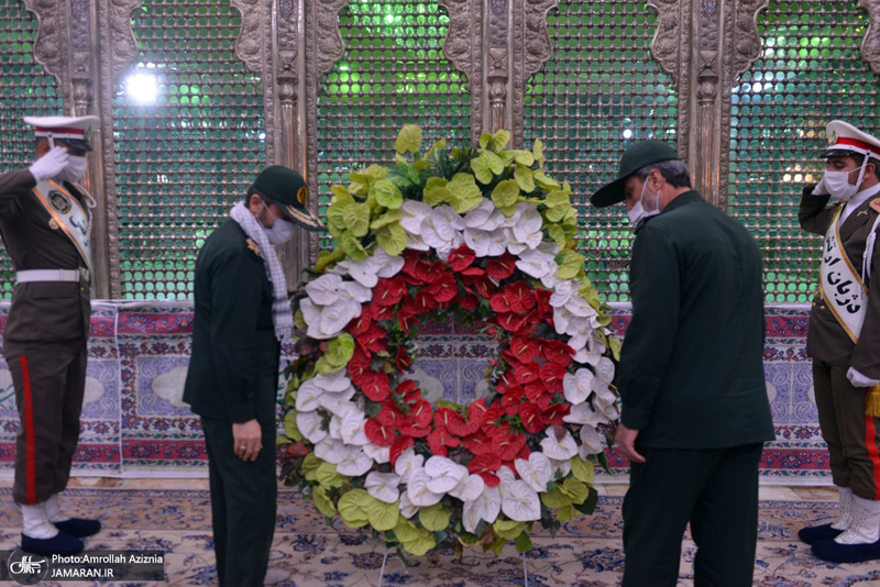 تجدید میثاق خادمین شهدای سپاه محمد رسول الله(ص) با آرمان های حضرت امام خمینی(س)