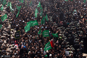 مراسم عزاداری ظهر عاشورا در کربلا