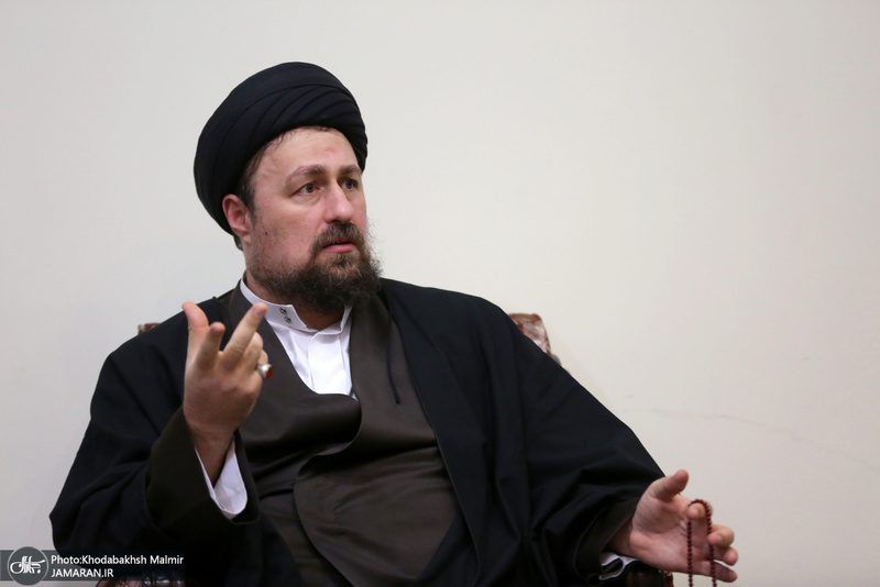 دیدار جمعی از اعضای هیات علمی دانشگاه مازندران‎ با سید حسن خمینی