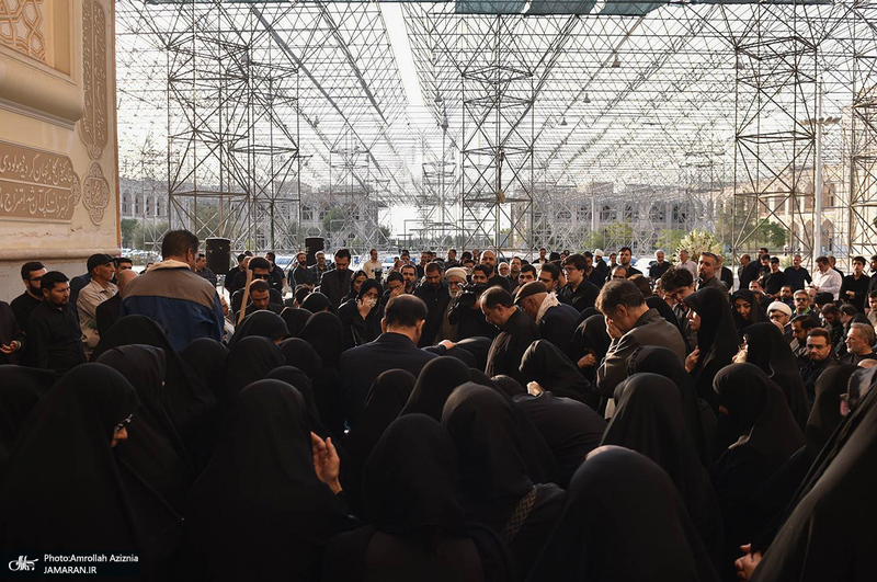 مراسم تشییع و تدفین همسر آیت الله موسوی بجنوردی (ره) -1