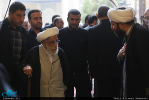 مراسم ختم آیت الله حائری شیرازی(ره) در مدرسه عالی شهید مطهری 