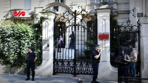 حمله به‌ سفارت ایران در پاریس + عکس و فیلم