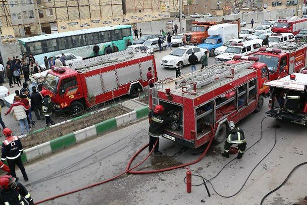 فروش بنزین مغازه‌ای را در مشهد به آتش کشید