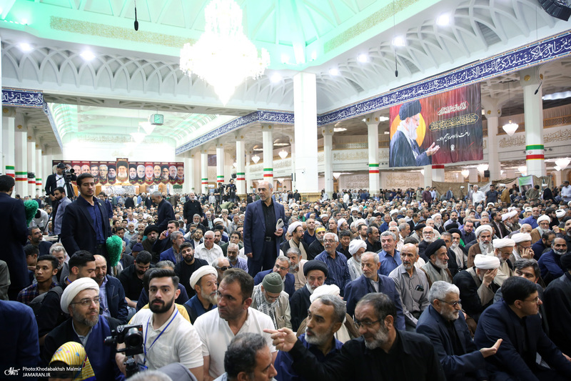مراسم چهلم شهیدان لاریجانی در حرم مطهر حضرت معصومه (س) -2