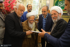 تقدیر از آیت الله العظمی جوادی آملی به‌مناسبت روز معلم‎