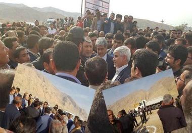 کلنگ زنی جاده ارتباطی شهرستان بهمئی به رامهرمز