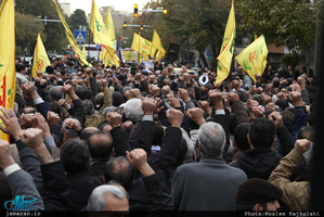 مراسم وداع و تشییع پیکر شهید مدافع حرم حمیدرضا ضیائی