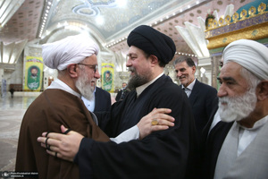 دیدار دبیرکل و کارکنان مجمع جهانی اهل بیت (ع) با سیدحسن خمینی