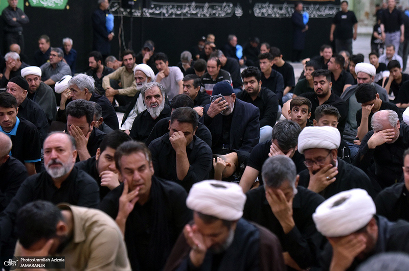 اولین شب عزاداری حضرت اباعبدالله الحسین (ع) در حرم امام خمینی