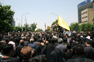 تشییع باشکوه پیکر رئیس جمهوری و یارانش در تهران-7