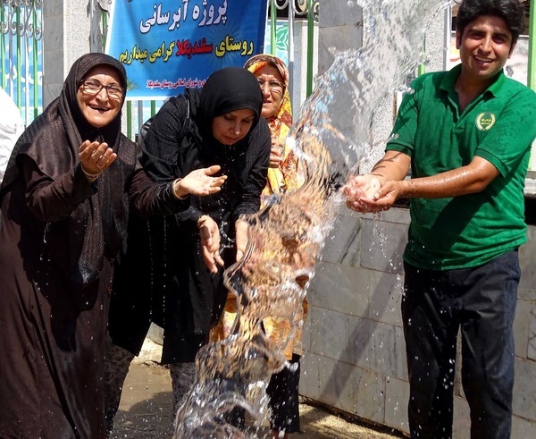 چاه آب شرب روستای سقندیکلا وارد مدار بهره برداری شد