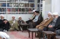 مراسم سوگواری به مناسبت سالروز شهادت حضرت فاطمه زهرا (س) در دفتر آیت الله العظمی صانعی (6)