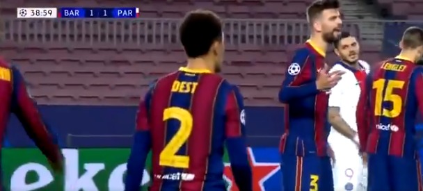 درگیری باورنکردنی پیکه و گریزمان+ تصاویر
