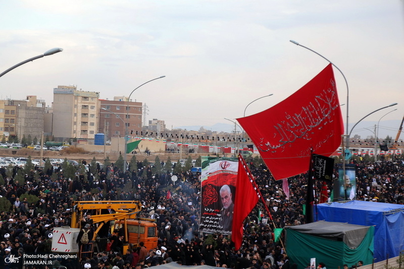 مراسم تشییع باشکوه سپهبد حاج قاسم سلیمانی در قم