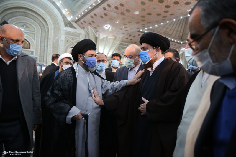 تجدید میثاق رئیس و نمایندگان مجلس شورای اسلامی با آرمان‌های امام خمینی(س)