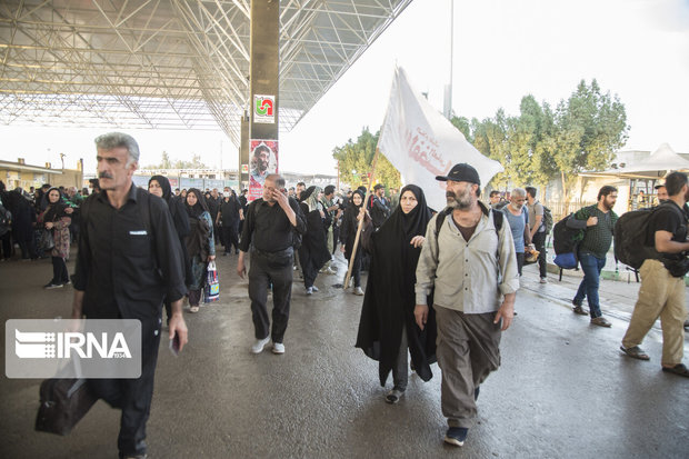 تردد بیش از ۵۷ هزار نفر از مرز مهران در ۲ روز گذشته