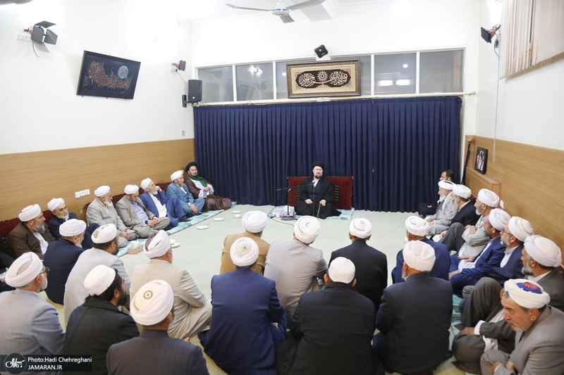 دیدار جمعی از اهالی اهل سنت استان گلستان با سید حسن خمینی