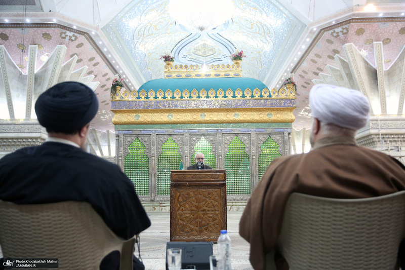 دیدار رئیس و اعضای کمیته امداد با سید حسن خمینی